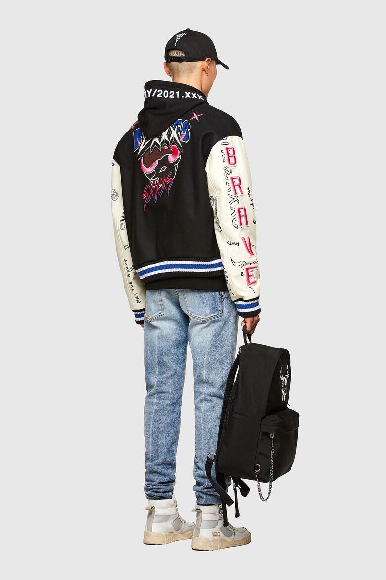 Diesel Diesel Varsity Jacket Size US M / EU 48-50 / 2 - 11 Thumbnail