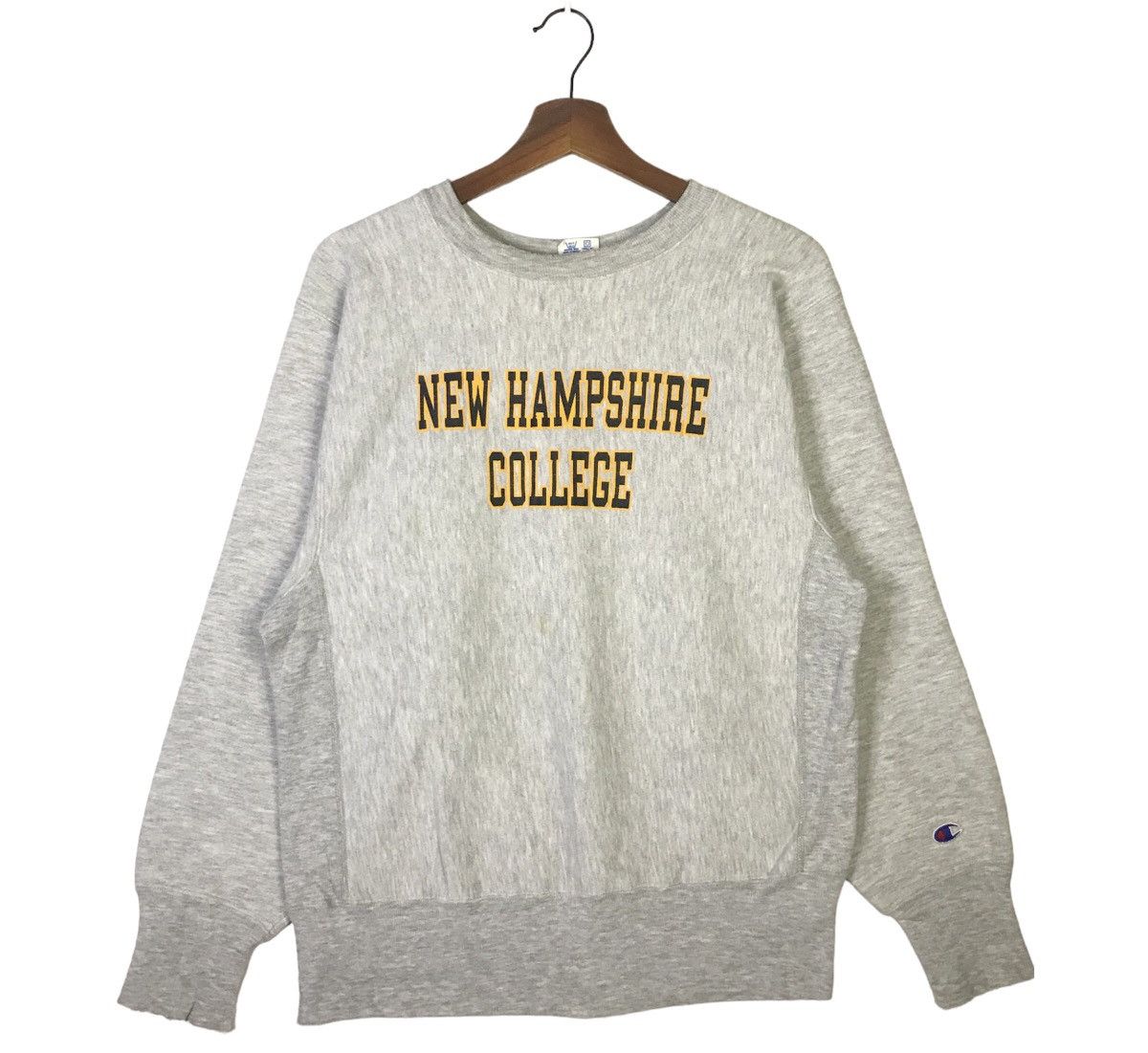 Rare Vintage New Hampshire College Reverse Weave Crewneck