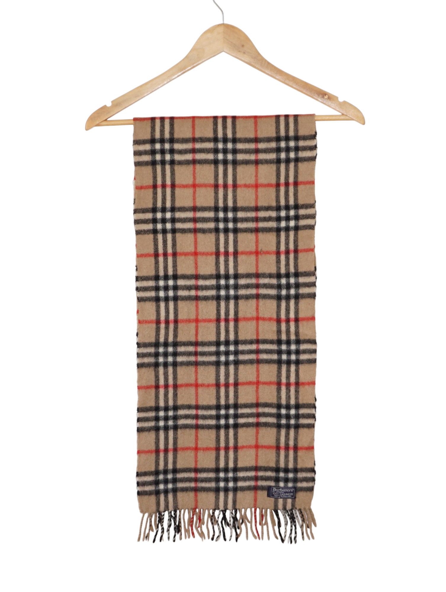 Burberry Novacheck Cashmere Scarf