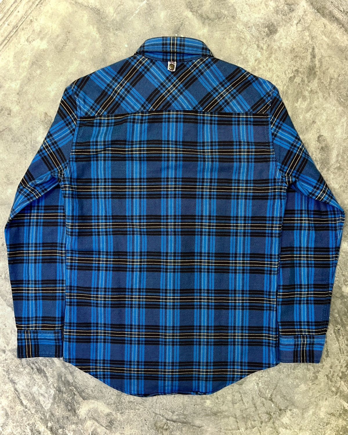 Visvim Visvim SS12 Black Elk Flannel (Brushed Giza) Blue Check Size US S / EU 44-46 / 1 - 2 Thumbnail