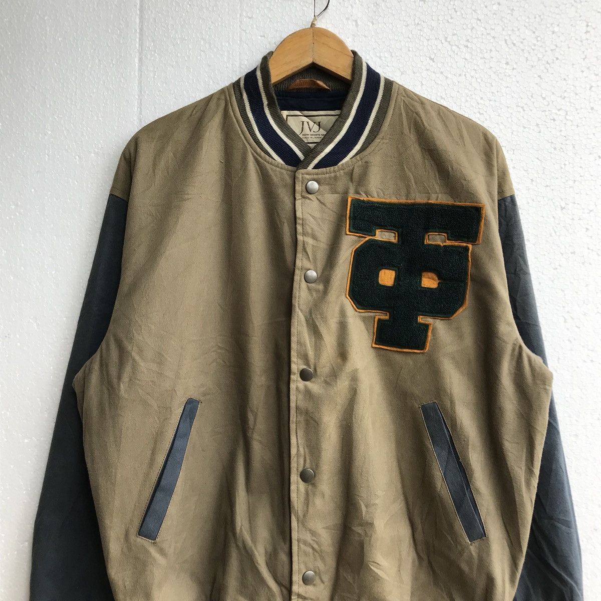 Japanese Brand Campux JVJ Made In Japan Varsity Jacket Size US L / EU 52-54 / 3 - 3 Thumbnail