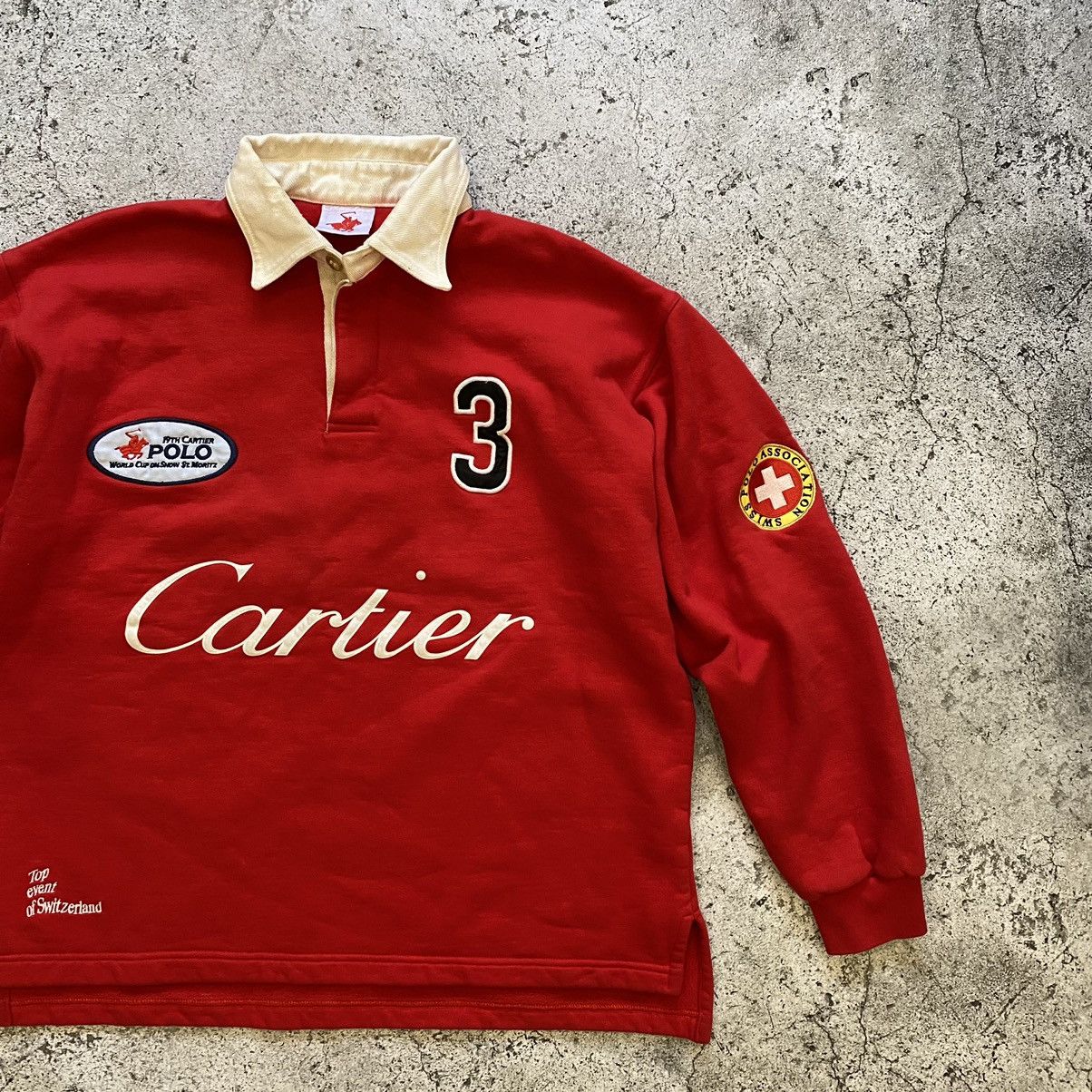Cartier × Vintage Vintage Cartier St.Moritz Rugby Polo Shirt