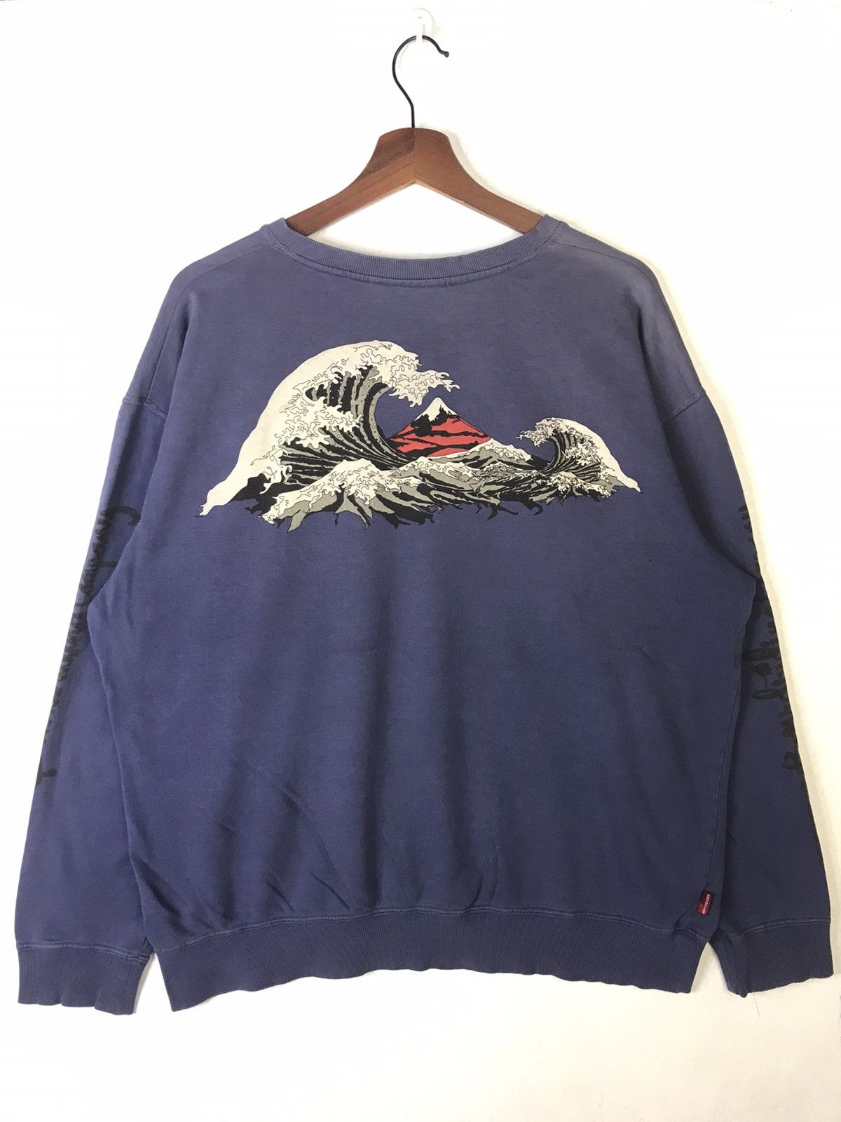 Quicksilver × Quiksilver × Vintage Vintage Quiksilver “Beach Waves” Light Sweatshirt Size US L / EU 52-54 / 3 - 2 Thumbnail