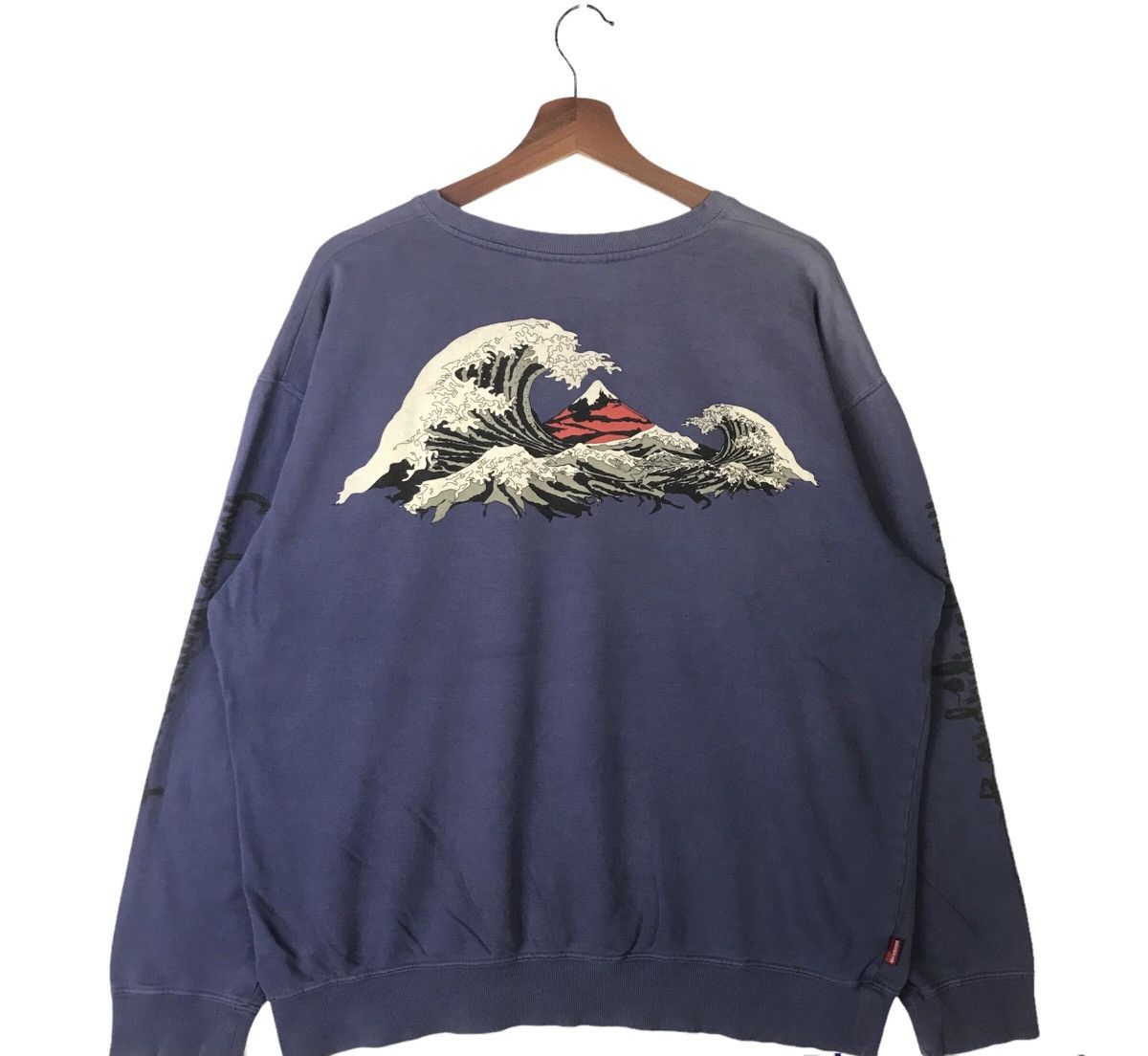 Quicksilver × Quiksilver × Vintage Vintage Quiksilver “Beach Waves” Light Sweatshirt Size US L / EU 52-54 / 3 - 1 Thumbnail