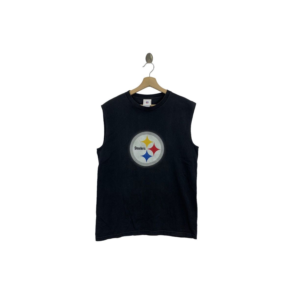 Rare!! PITTSBURGH STEELERS Big Logo printed sleeveless
