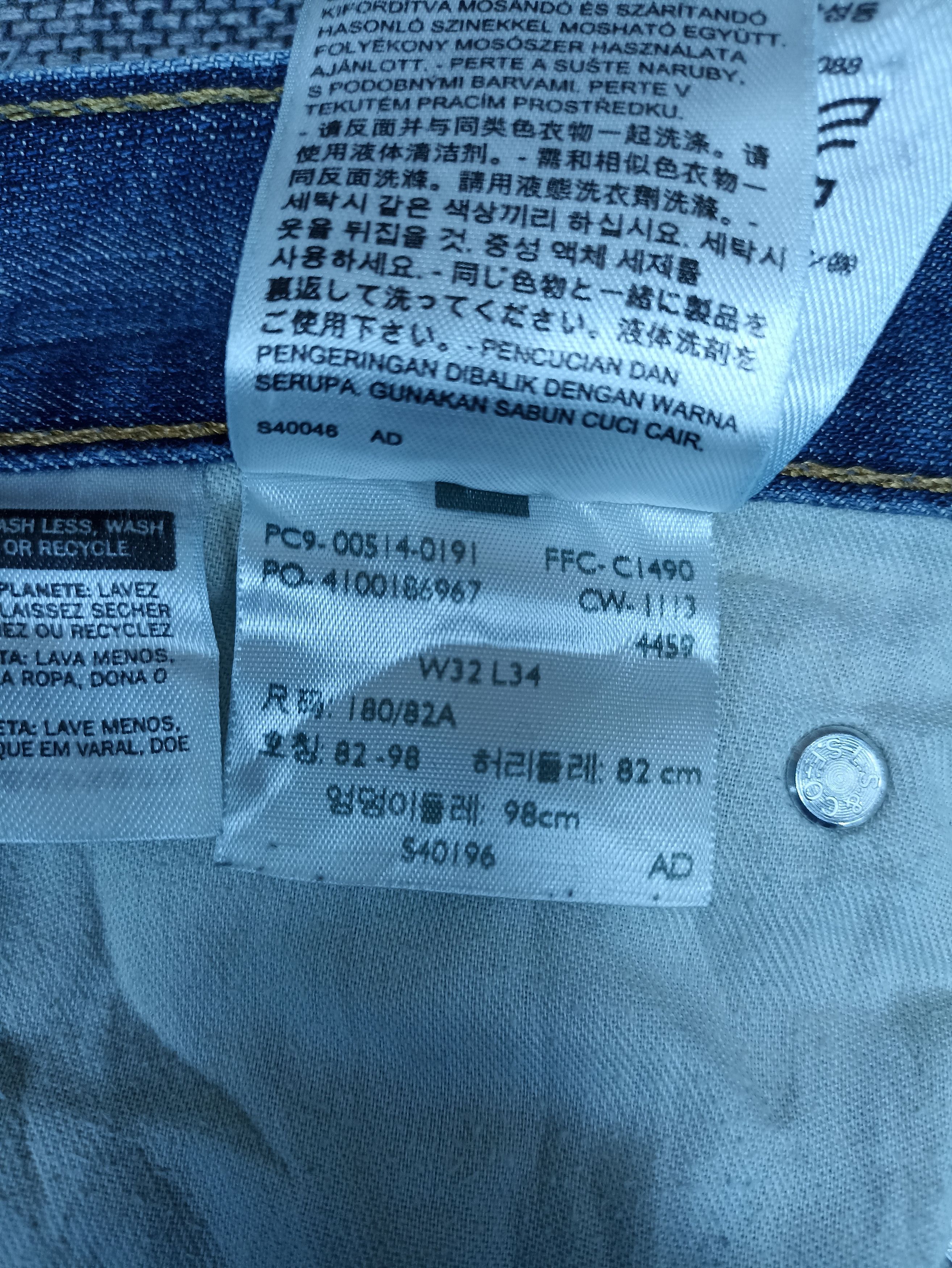 Jean × Levi's × Vintage Vintage Levis 514 Blue Wash Jeans - J163 Size US 34 / EU 50 - 5 Thumbnail