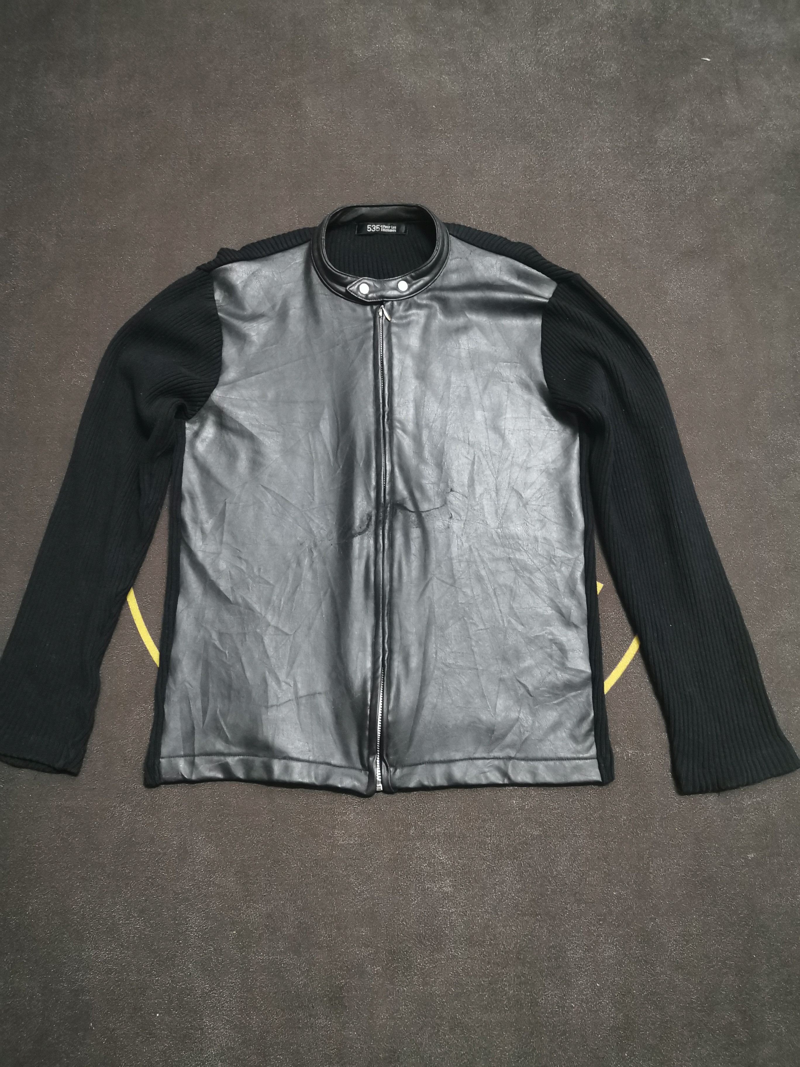 5351 POUR LES HOMMES × Japanese Brand Stretchable Zipper Jakcet Size US M / EU 48-50 / 2 - 1 Thumbnail