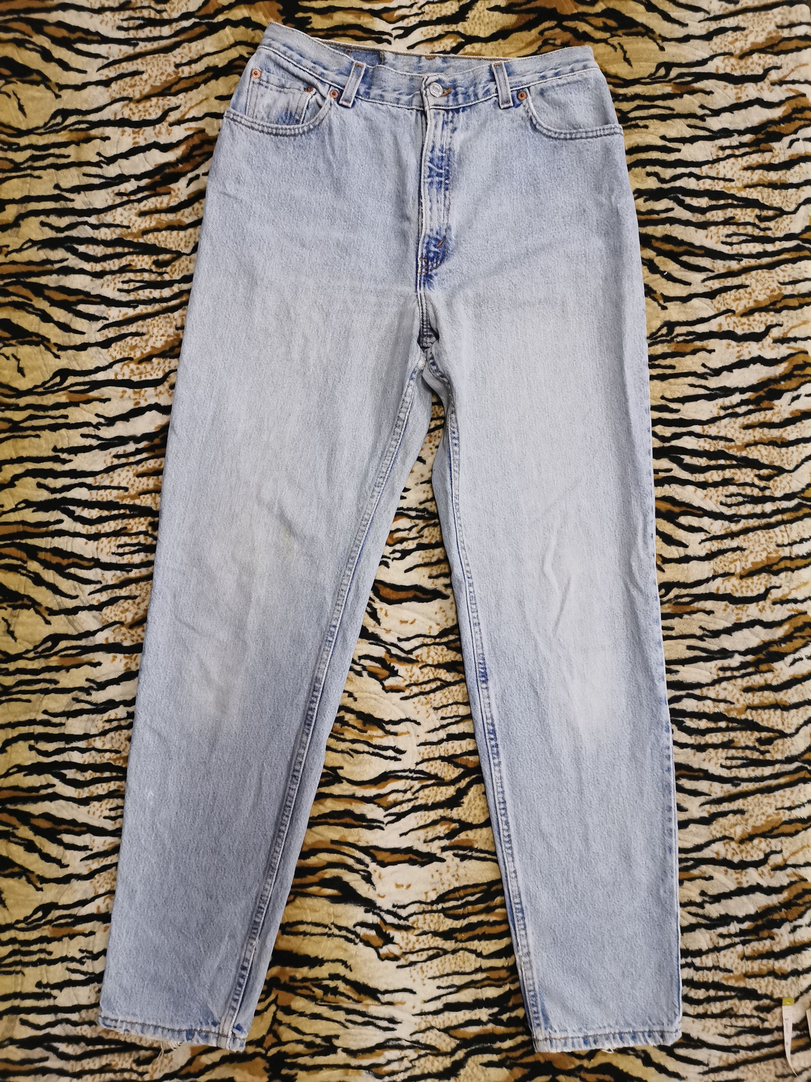Levi's × Vintage Vintage 90s Levi’s USA Made 550 Tapered Denim Jeans Size US 31 - 2 Thumbnail