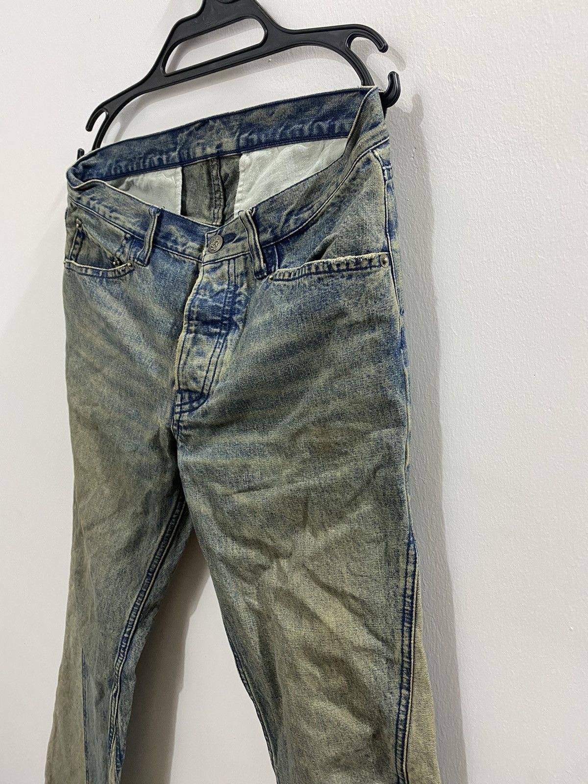 PPFM PPFM Rare Spiral Cut And Sew Flare Denim Size US 30 / EU 46 - 6 Thumbnail