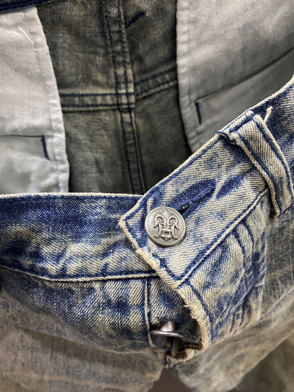 PPFM PPFM Rare Spiral Cut And Sew Flare Denim Size US 30 / EU 46 - 14 Thumbnail
