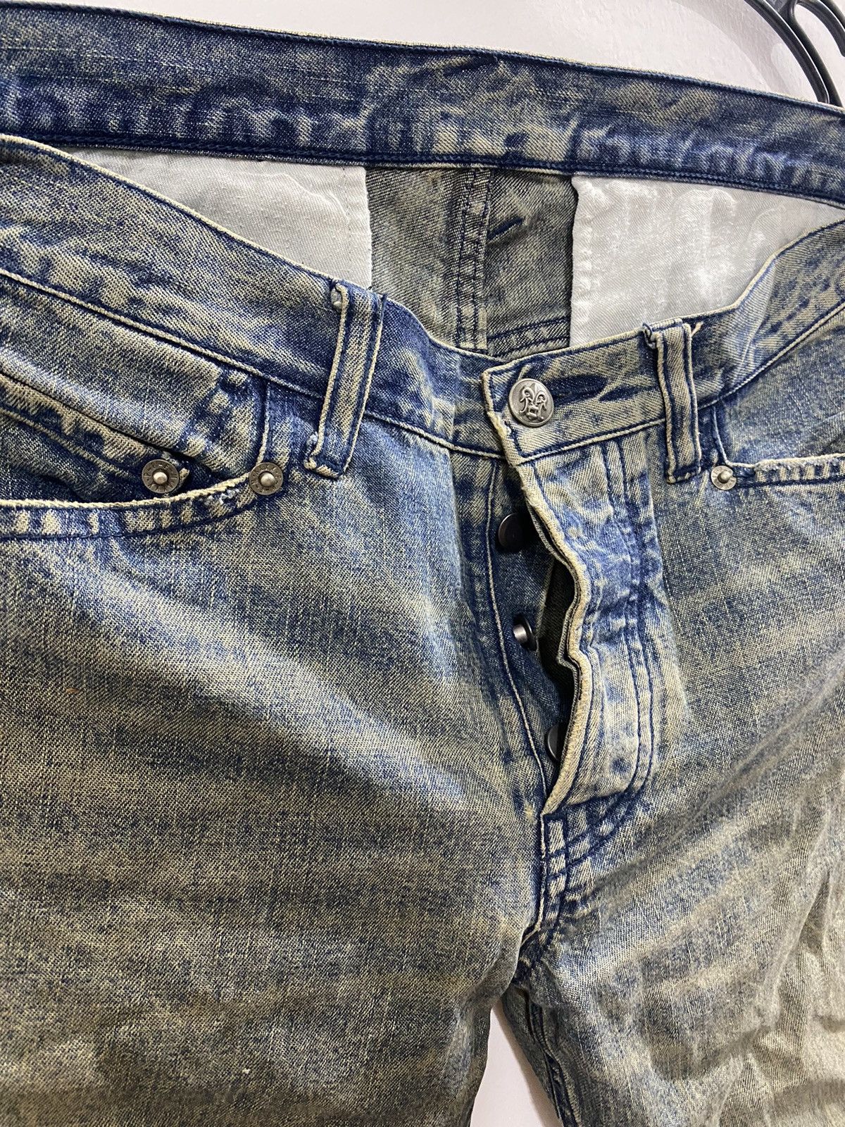 PPFM PPFM Rare Spiral Cut And Sew Flare Denim Size US 30 / EU 46 - 4 Thumbnail