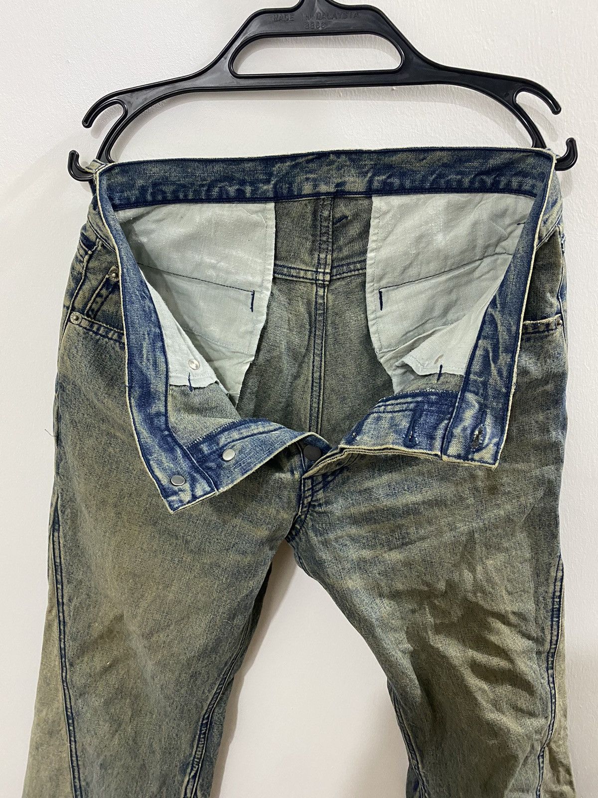 PPFM PPFM Rare Spiral Cut And Sew Flare Denim Size US 30 / EU 46 - 16 Thumbnail