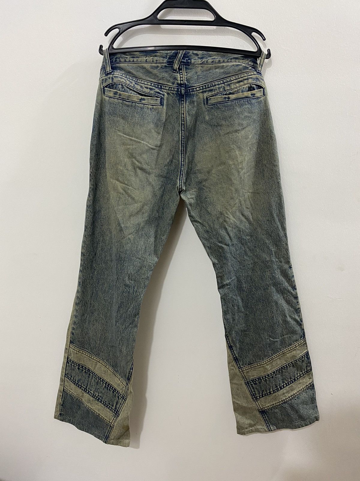 PPFM PPFM Rare Spiral Cut And Sew Flare Denim Size US 30 / EU 46 - 9 Thumbnail