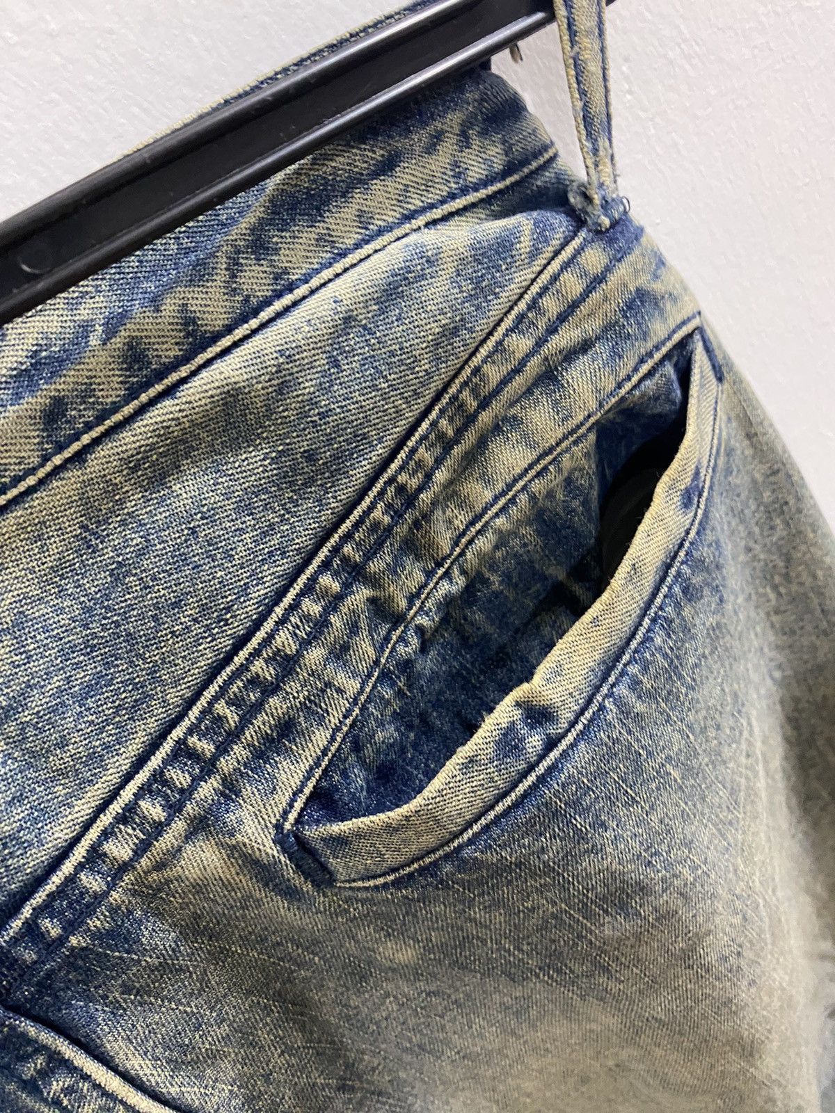 PPFM PPFM Rare Spiral Cut And Sew Flare Denim Size US 30 / EU 46 - 11 Thumbnail