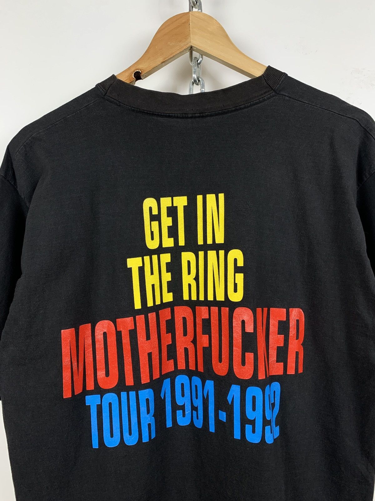 Band Tees 1991 Vintage Guns N Roses Get In The Ring Motherfucker Tee Size US L / EU 52-54 / 3 - 16 Thumbnail