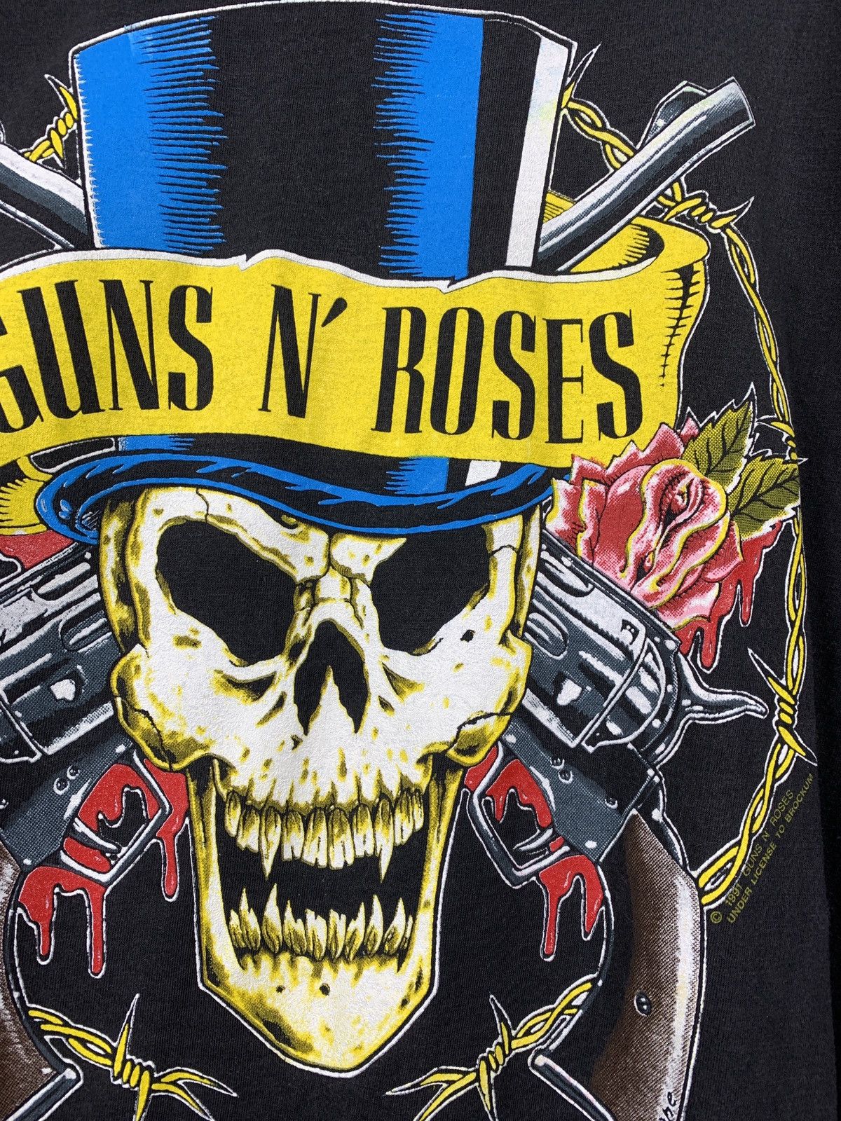 Band Tees 1991 Vintage Guns N Roses Get In The Ring Motherfucker Tee Size US L / EU 52-54 / 3 - 12 Thumbnail