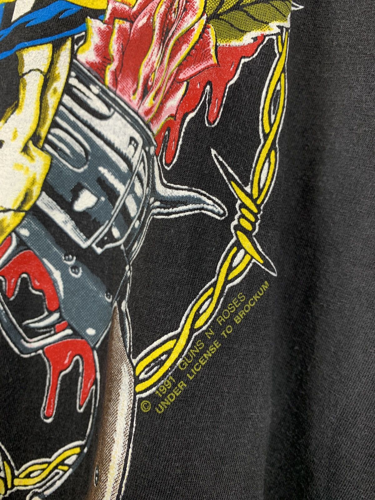 Band Tees 1991 Vintage Guns N Roses Get In The Ring Motherfucker Tee Size US L / EU 52-54 / 3 - 9 Thumbnail