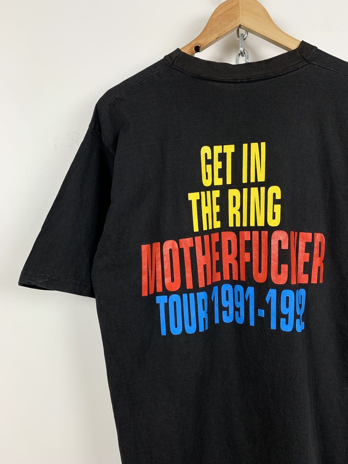 Band Tees 1991 Vintage Guns N Roses Get In The Ring Motherfucker Tee Size US L / EU 52-54 / 3 - 14 Thumbnail