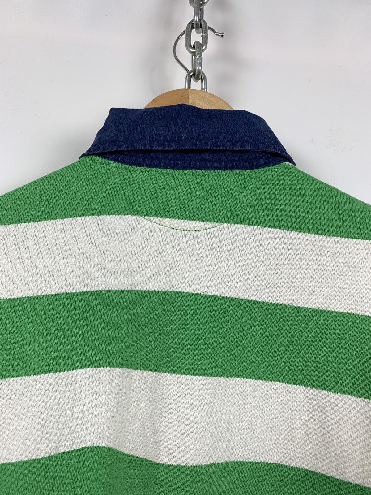 Polo Ralph Lauren Vintage Polo Ralph Lauren Rugby Striped Long Sleeve Shirt Size US L / EU 52-54 / 3 - 10 Thumbnail