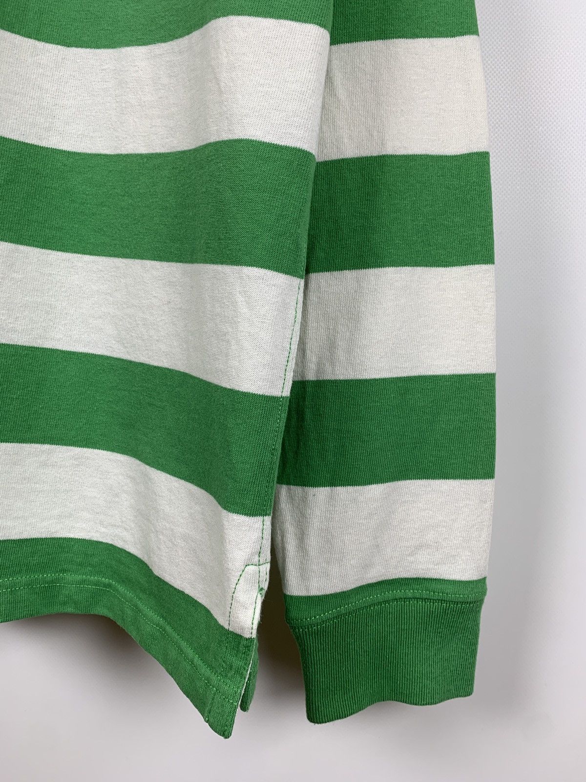 Polo Ralph Lauren Vintage Polo Ralph Lauren Rugby Striped Long Sleeve Shirt Size US L / EU 52-54 / 3 - 14 Thumbnail