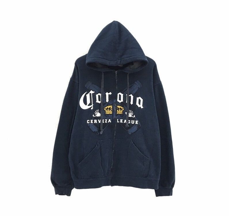 Vintage Corona Extra BigLogo Hoodie Size US L / EU 52-54 / 3 - 1 Thumbnail