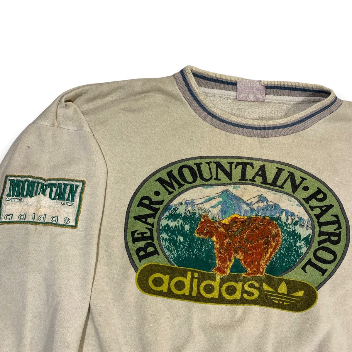 80s Adidas Bear Mountain Patrol Sweatshirt