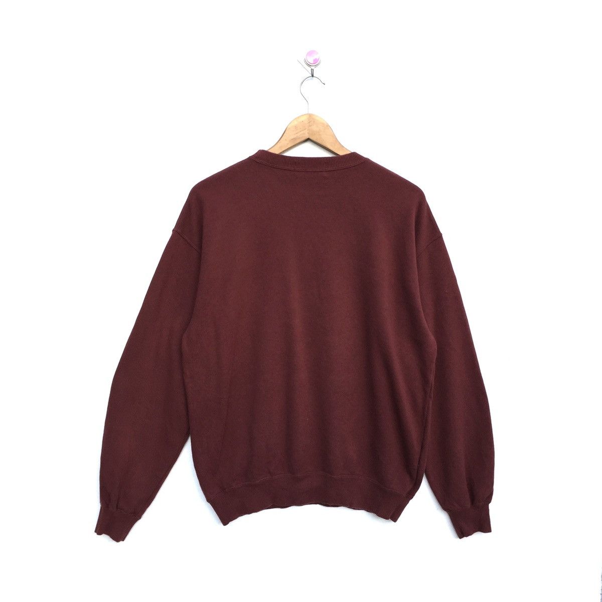 Vintage GIANNI VALENTINO Embroidery Big Logo Sweatshirt Jumper Size US L / EU 52-54 / 3 - 3 Thumbnail
