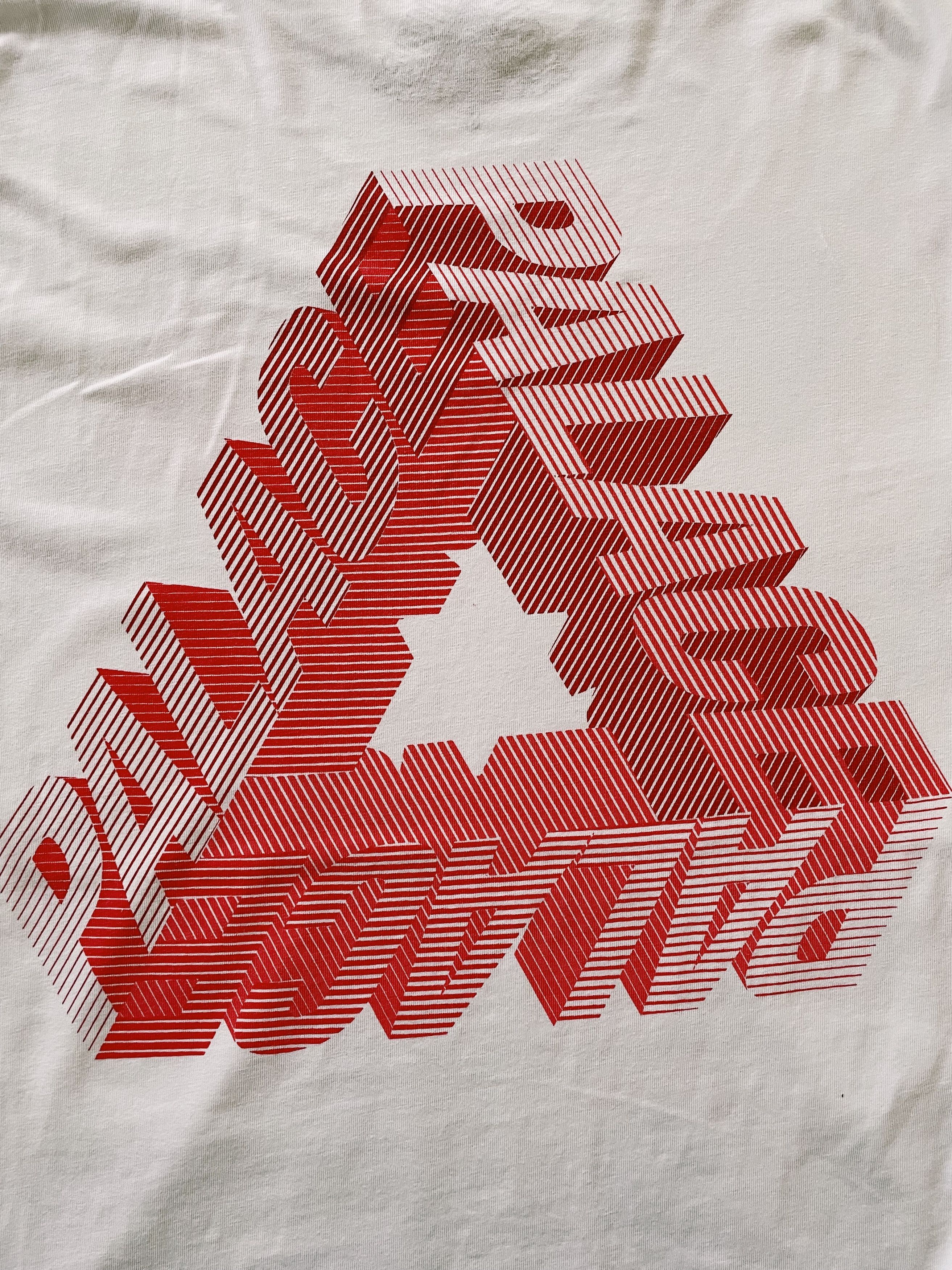 Palace Palace P-3D Tri-Ferg T-shirt White Size US S / EU 44-46 / 1 - 4 Thumbnail