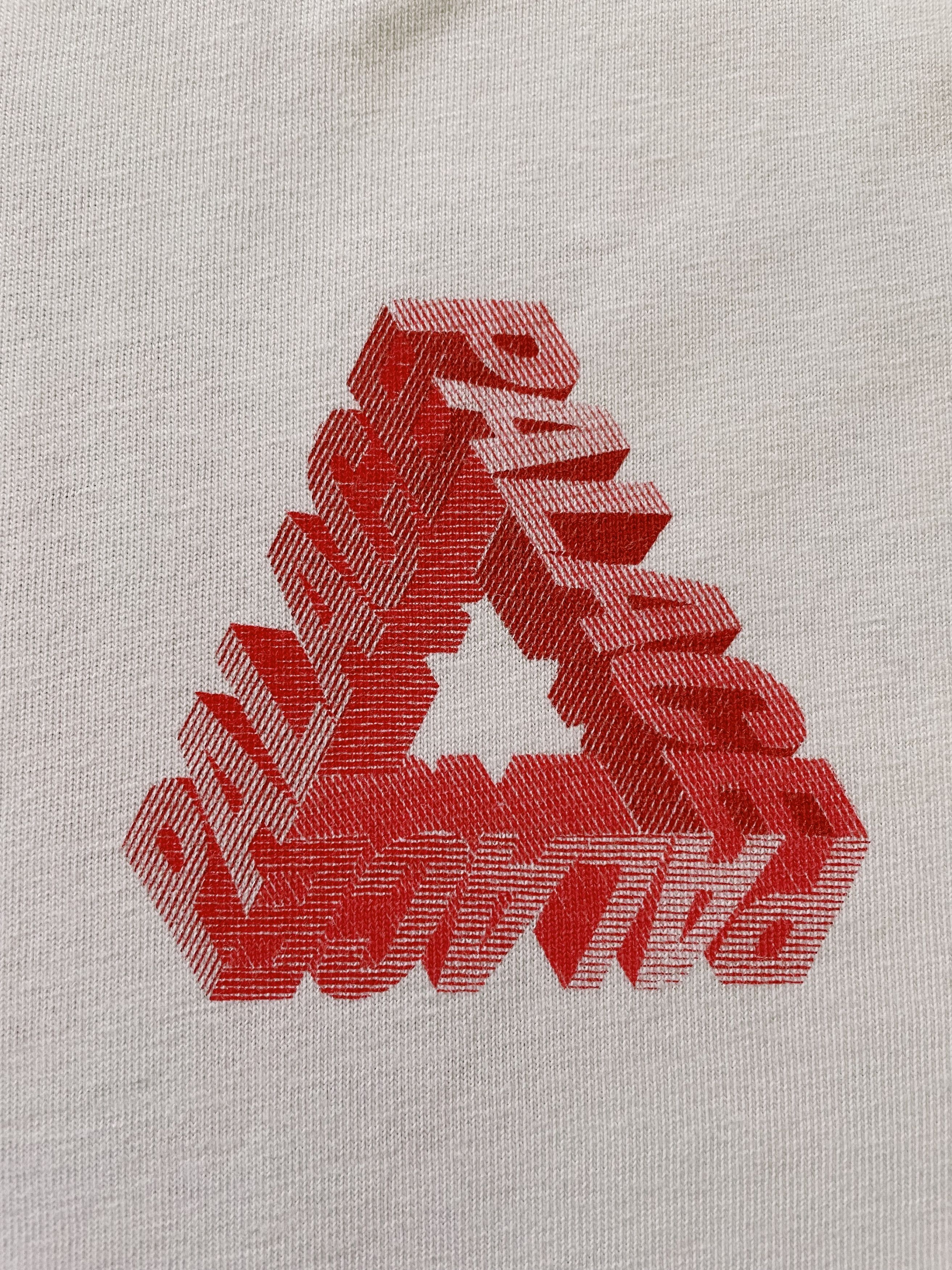 Palace Palace P-3D Tri-Ferg T-shirt White Size US S / EU 44-46 / 1 - 3 Thumbnail