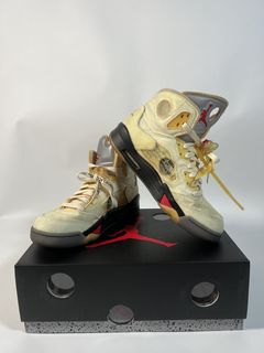 Nike Nike Air Jordan 5 Retro Off-White Muslin  Size 6 Available For  Immediate Sale At Sotheby's
