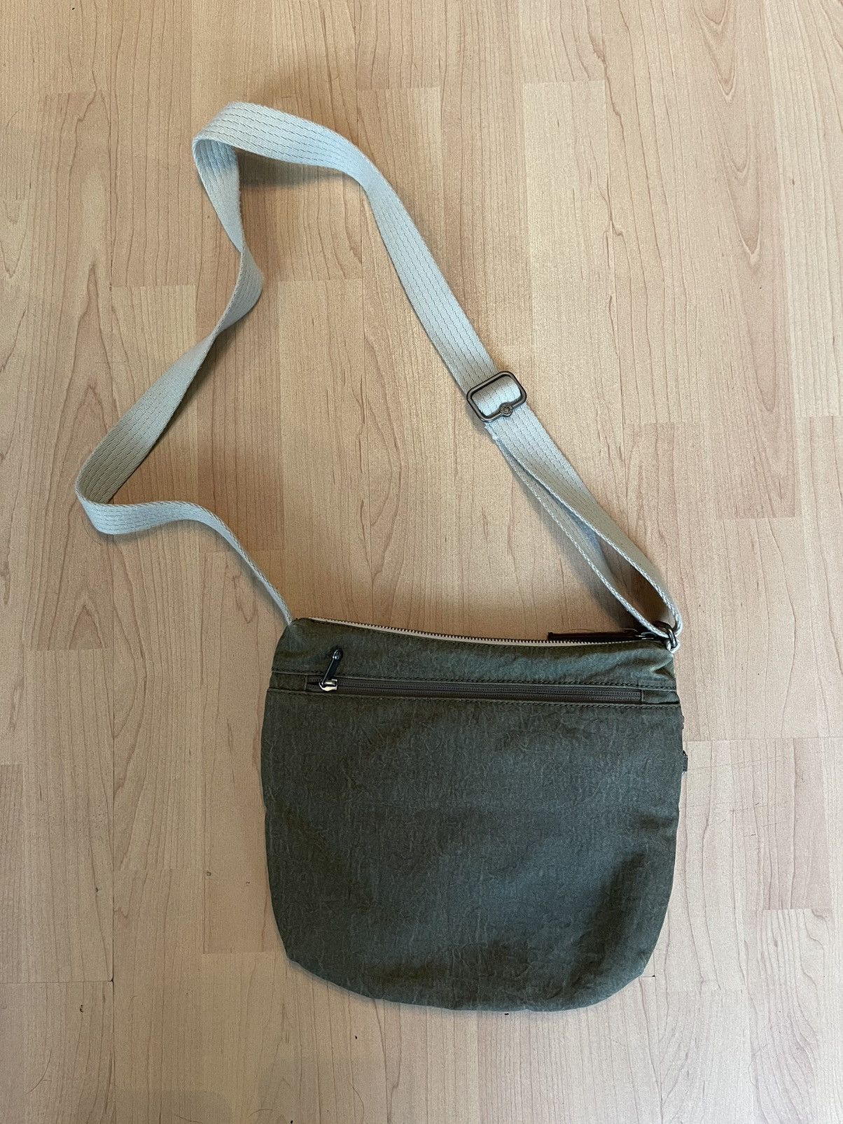 Japanese Brand Kipling military avant garde Y2K canvas bag metallic logo Size ONE SIZE - 4 Thumbnail