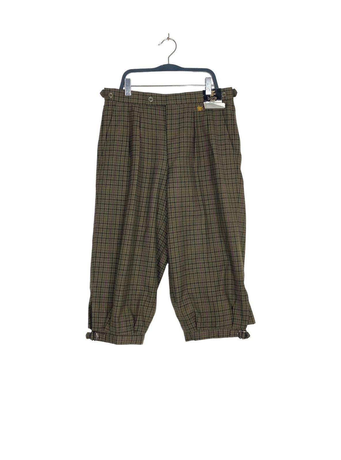 Rare‼️ Barrie Maruman Knickerbockers Wool Pants Made Japan