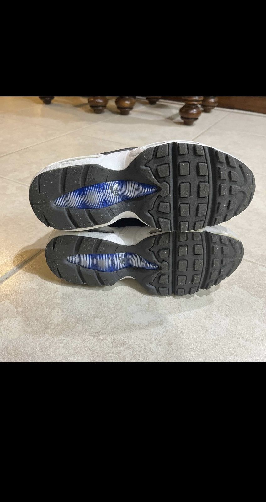 Nike 2021 Nike Air Max 95 Recraft GS “White Game Royal” Size US 6 / EU 39 - 6 Thumbnail