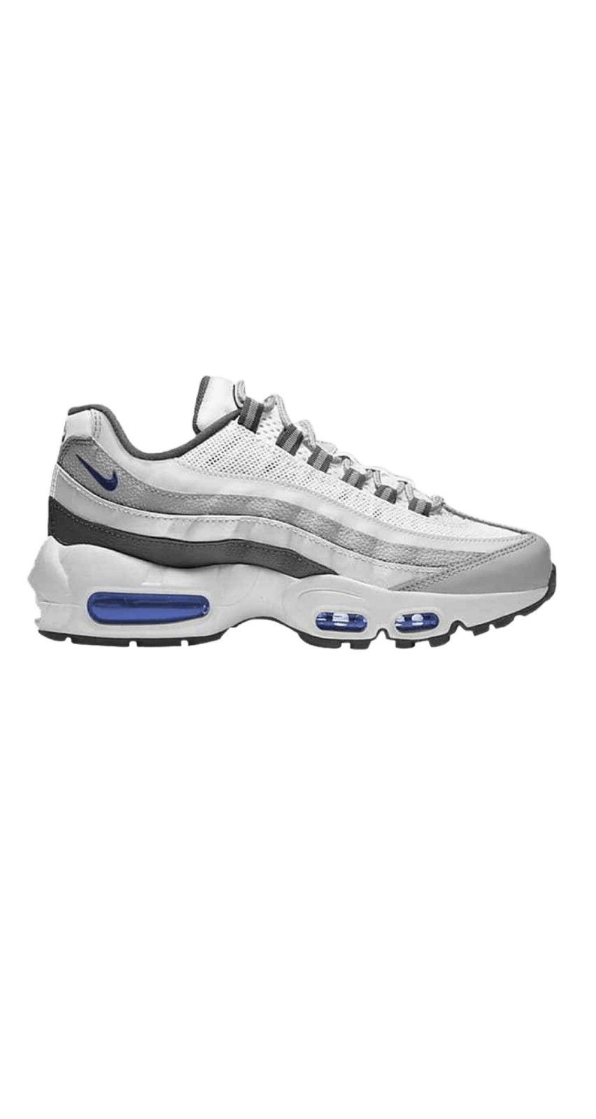 Nike 2021 Nike Air Max 95 Recraft GS “White Game Royal” Size US 6 / EU 39 - 1 Thumbnail