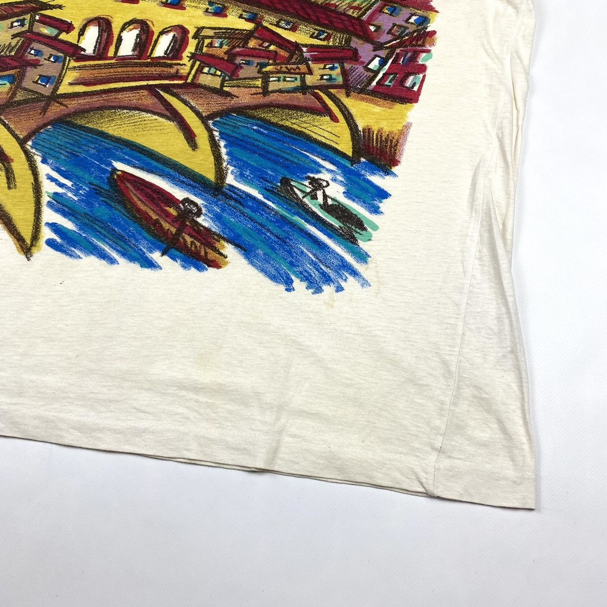 Keith Haring Rare! Vintage Art T Shirt Picasso Style by Ponte Vecchio Y2K Size US XL / EU 56 / 4 - 5 Thumbnail