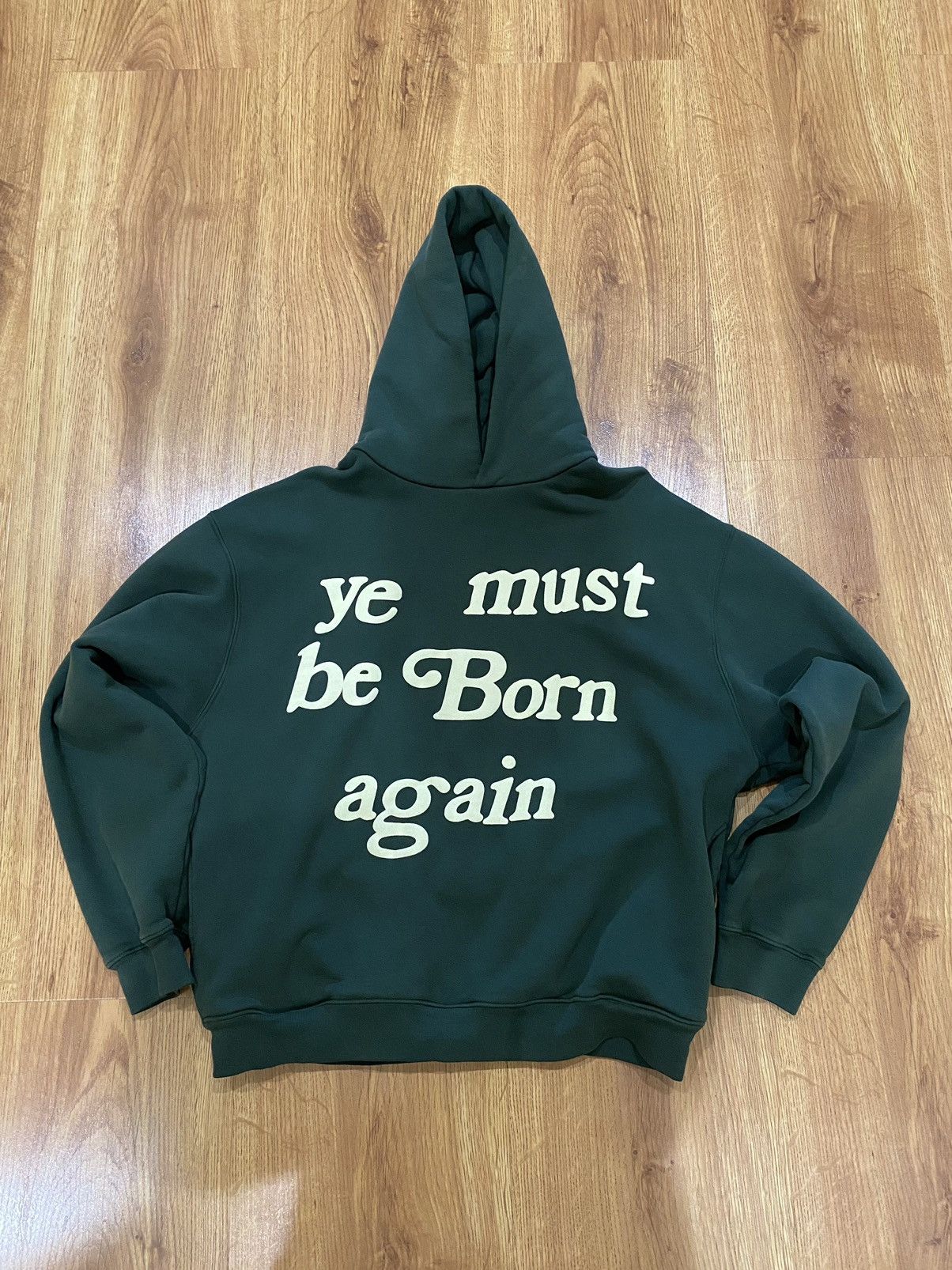 Kanye West Ye Must Be Born Again Hoodie Forest Green Size L | Grailed