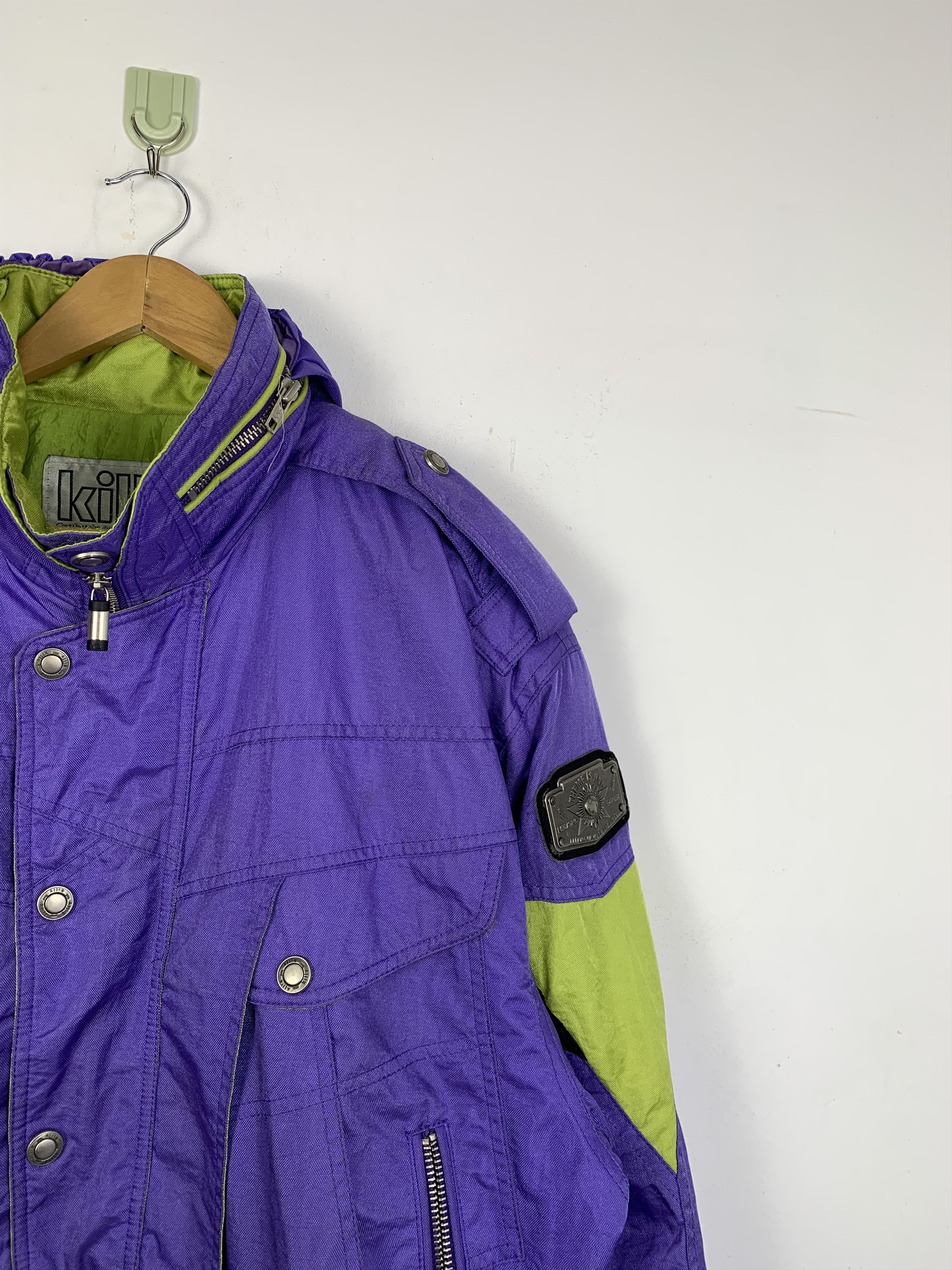 Asics Vintage 90s Asics Ski Bomber Jacket J1491 Size US M / EU 48-50 / 2 - 6 Thumbnail