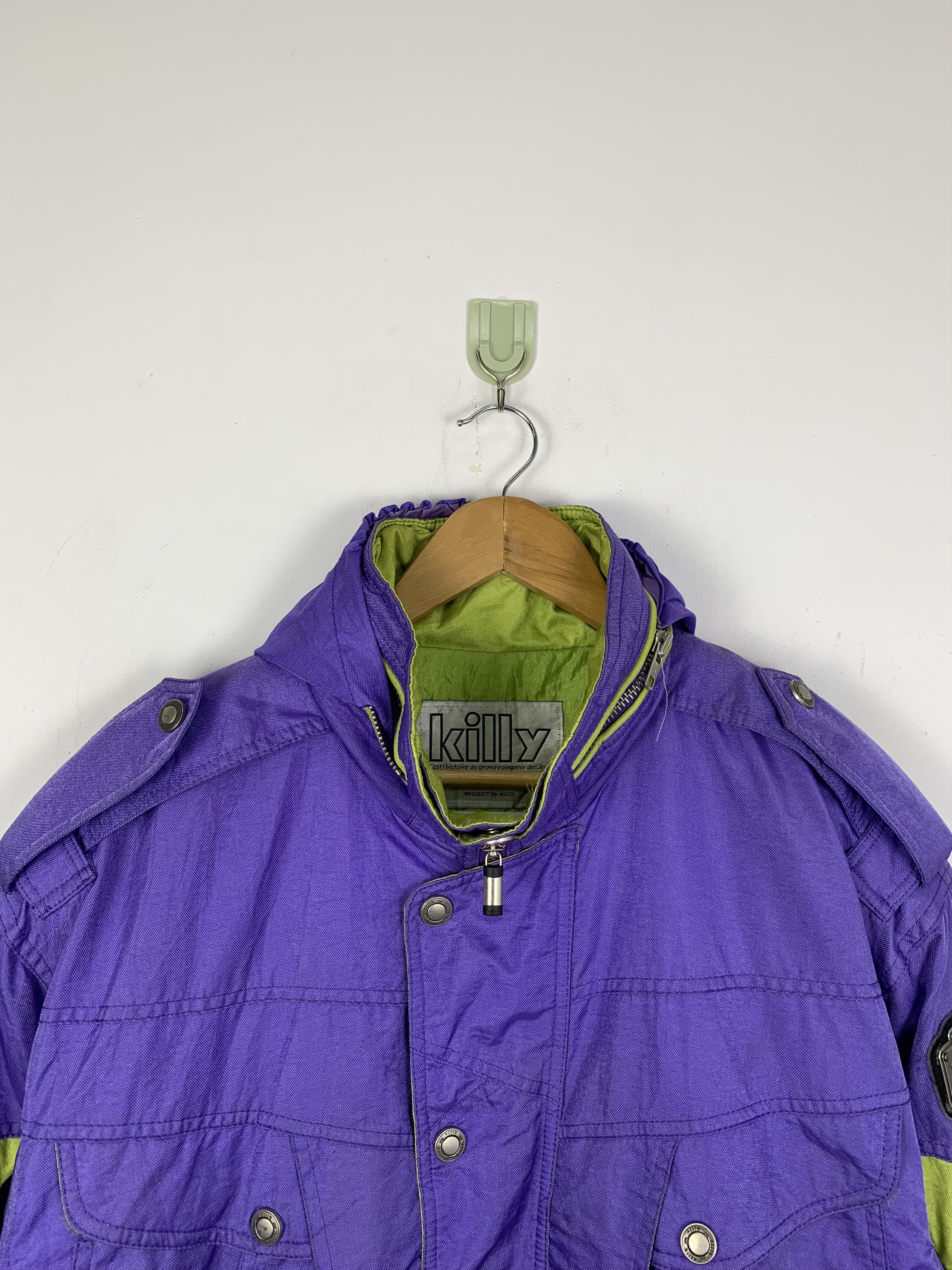 Asics Vintage 90s Asics Ski Bomber Jacket J1491 Size US M / EU 48-50 / 2 - 3 Thumbnail
