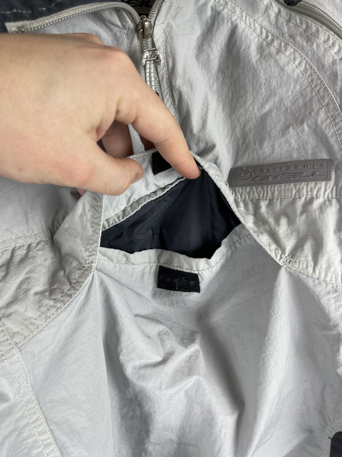 O'Neill O’Neill vintage surf style anorak asymmetric zip nylon jckt Size US M / EU 48-50 / 2 - 7 Thumbnail