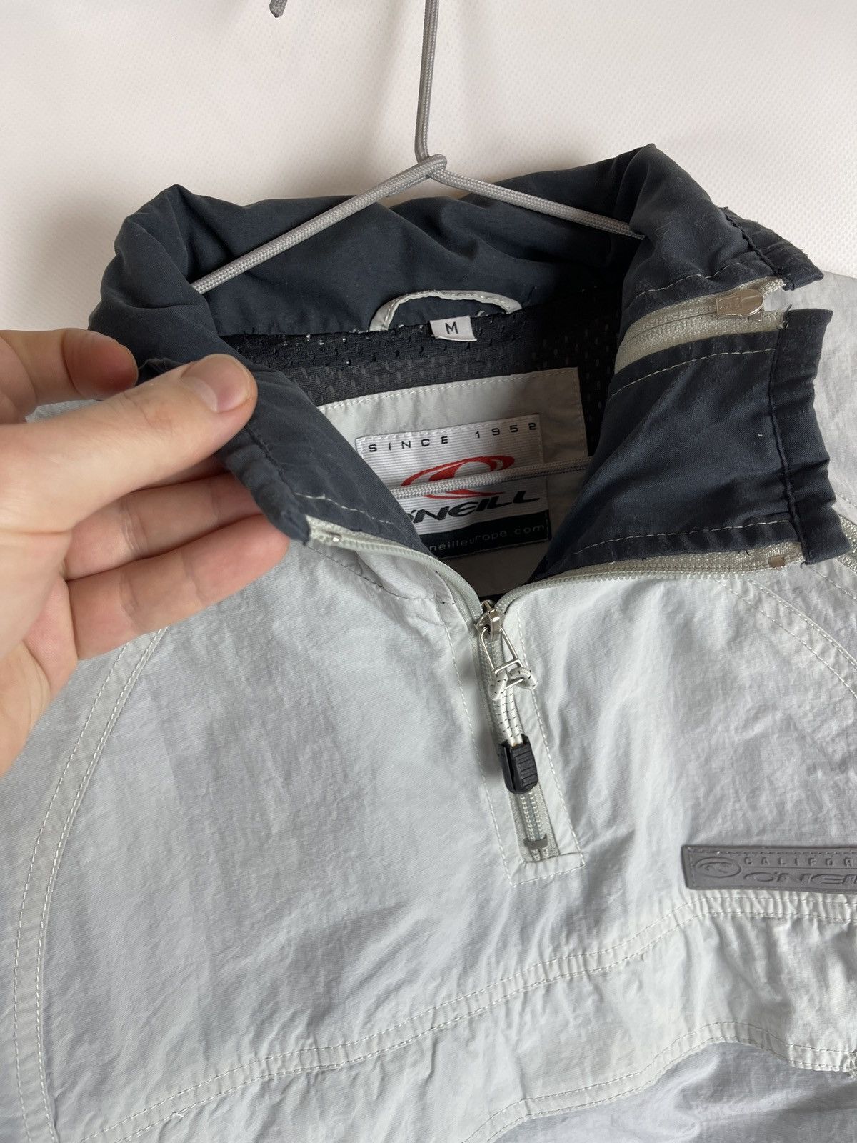 O'Neill O’Neill vintage surf style anorak asymmetric zip nylon jckt Size US M / EU 48-50 / 2 - 11 Thumbnail