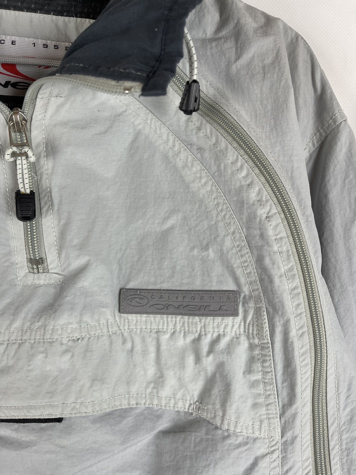 O'Neill O’Neill vintage surf style anorak asymmetric zip nylon jckt Size US M / EU 48-50 / 2 - 6 Thumbnail