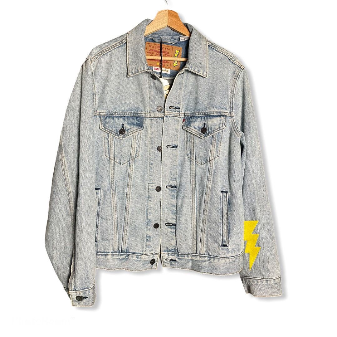 Levi's × Pokemon Levi's x Pokemon Denim Trucker Jacket Size US L / EU 52-54 / 3 - 2 Thumbnail