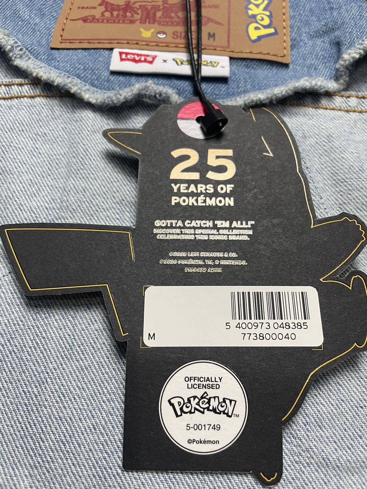Levi's × Pokemon Levi's x Pokemon Denim Trucker Jacket Size US L / EU 52-54 / 3 - 5 Thumbnail