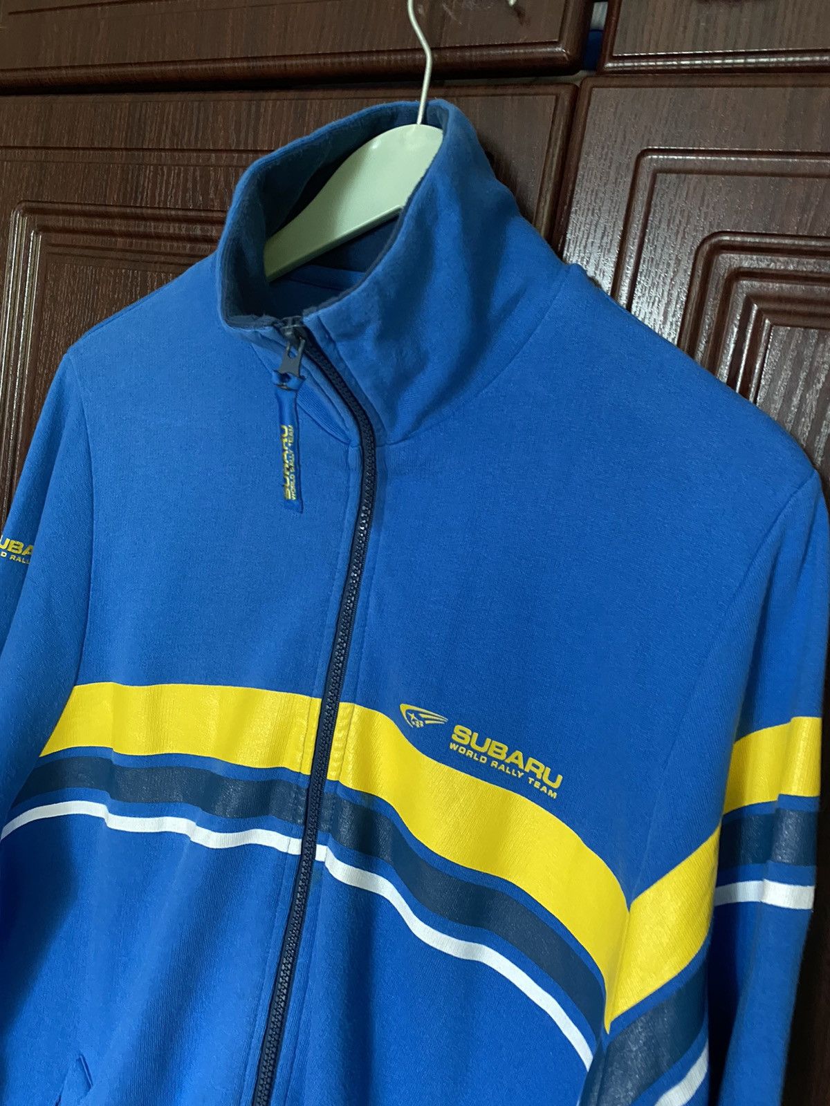 Vintage Vintage Subaru Rally Sweatshirt Jacket Yamaha BMW Mercedes Size US L / EU 52-54 / 3 - 2 Thumbnail