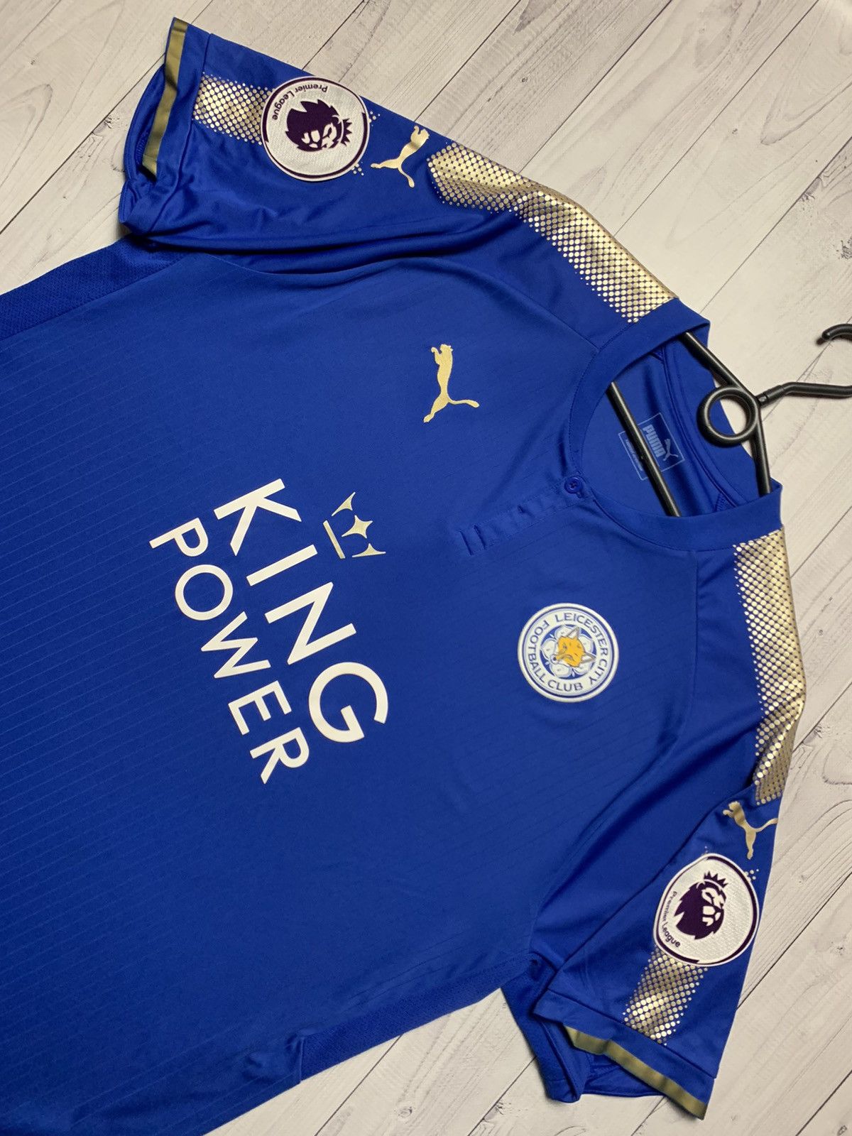 Puma Vintage Soccer jersey Leicester City puma Premier size XXL Size US XXL / EU 58 / 5 - 3 Thumbnail