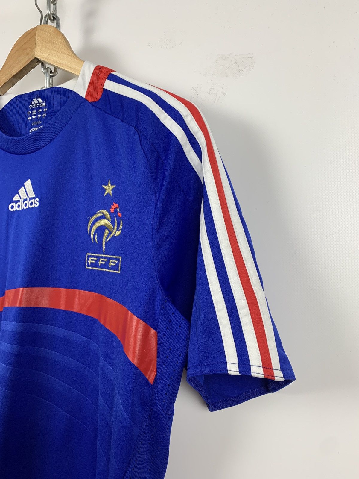 Adidas 2008 Adidas France World Cup Home Soccer Jersey Size US S / EU 44-46 / 1 - 7 Thumbnail