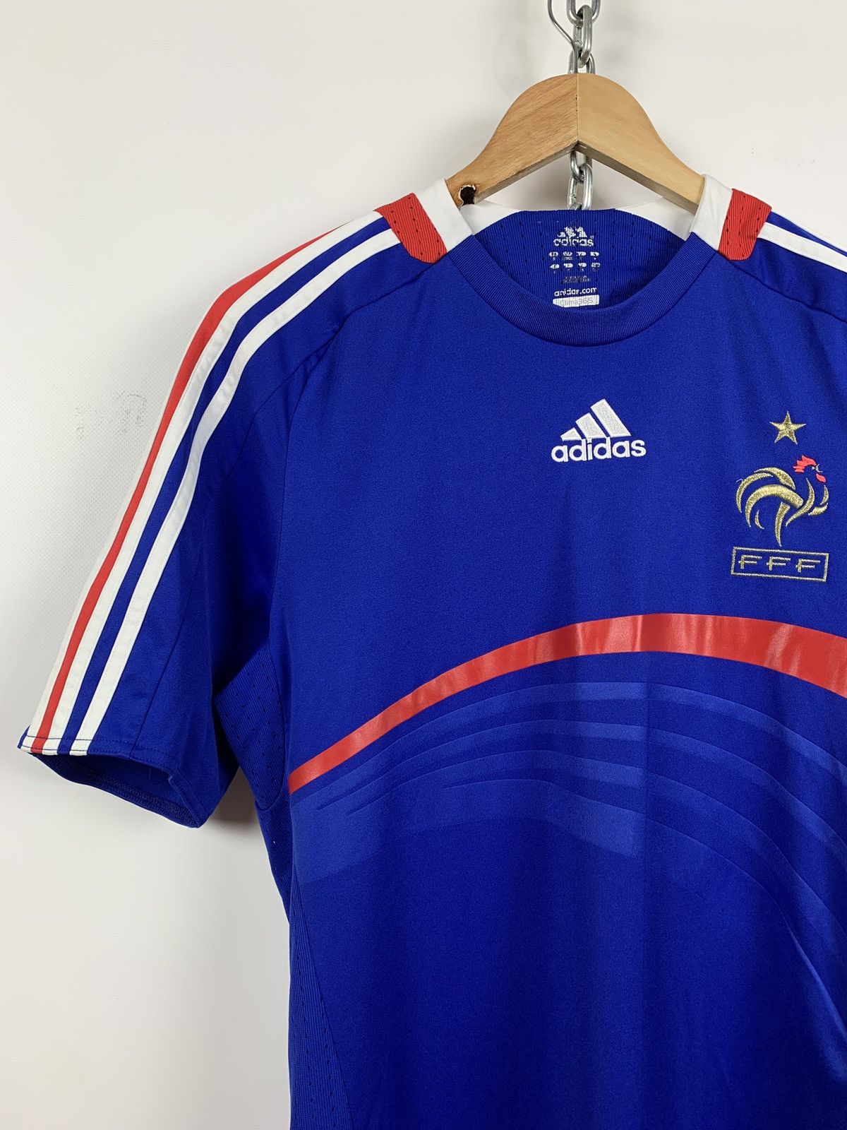 Adidas 2008 Adidas France World Cup Home Soccer Jersey Size US S / EU 44-46 / 1 - 3 Thumbnail