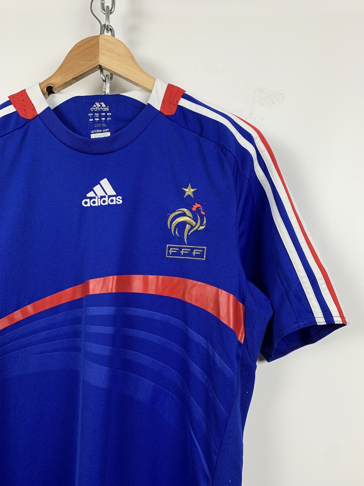 Adidas 2008 Adidas France World Cup Home Soccer Jersey Size US S / EU 44-46 / 1 - 4 Thumbnail