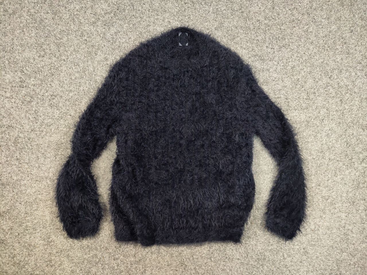 Japanese Brand Vintage 90's Japanese Dark Mohair Style Fuzzy Sweater Hype Size US S / EU 44-46 / 1 - 15 Thumbnail