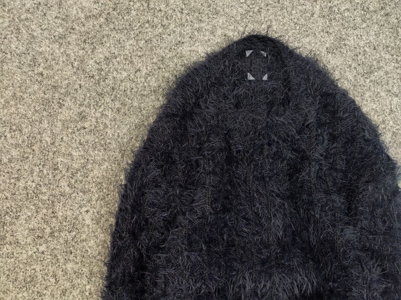 Japanese Brand Vintage 90's Japanese Dark Mohair Style Fuzzy Sweater Hype Size US S / EU 44-46 / 1 - 11 Thumbnail